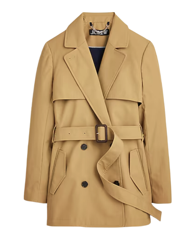 Cropped Icon Trench Coat Top Labor Day Sales